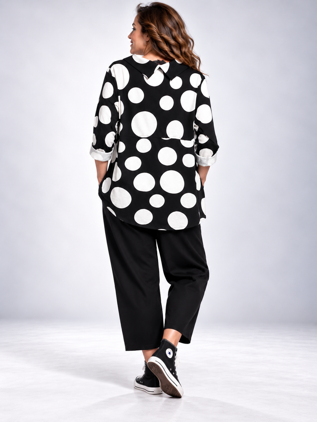 Blusa Mariquita en Negro