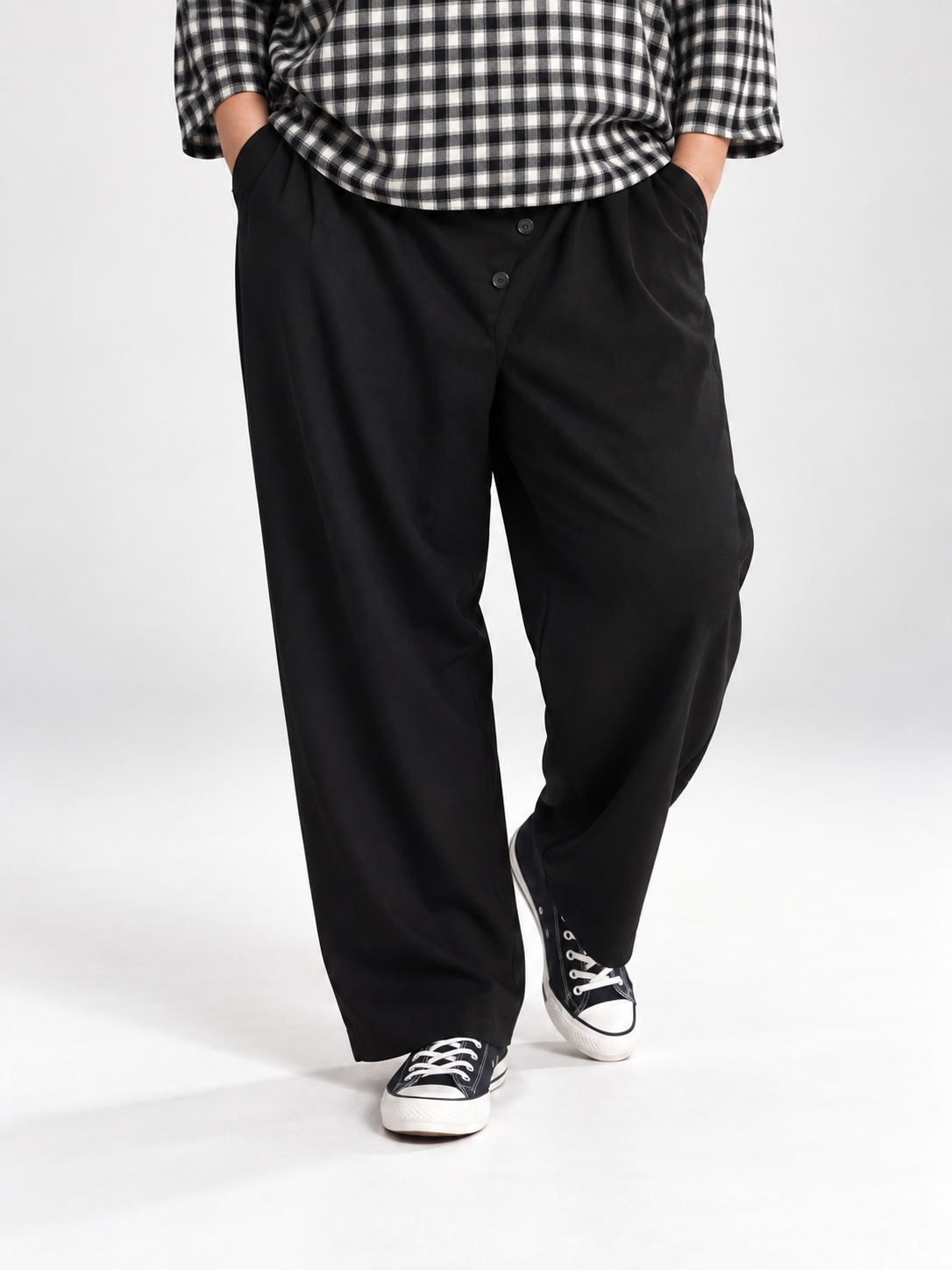 Pantalón Marina en Negro ( Curvy)