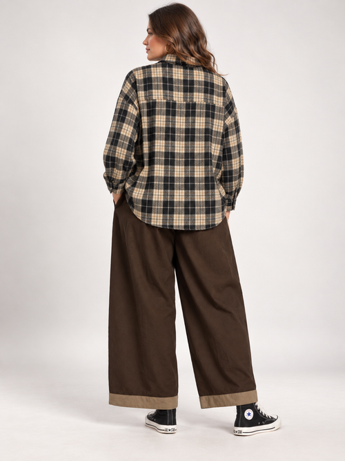 Camisa Minerva en Beis