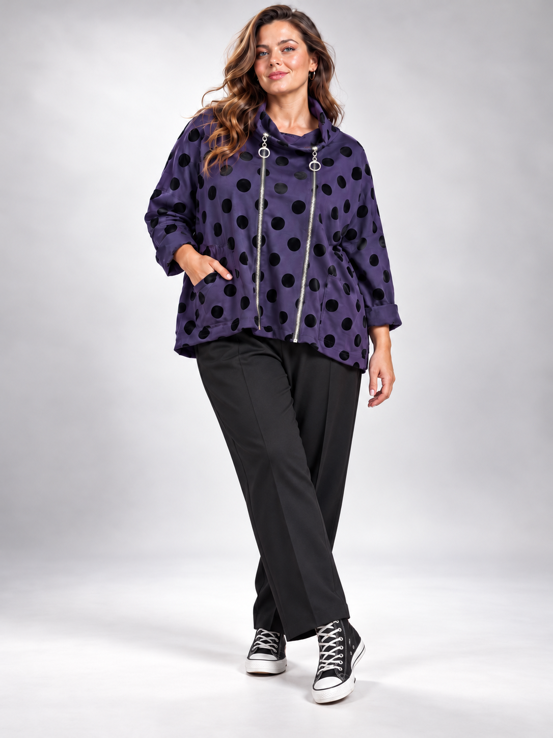 Chaqueta Lila