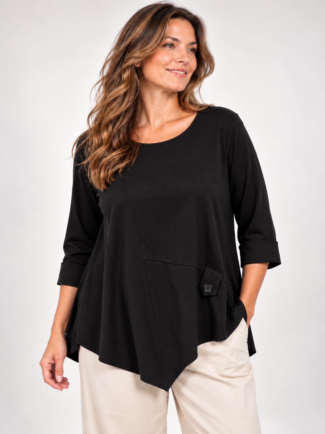Camiseta Jade en negro