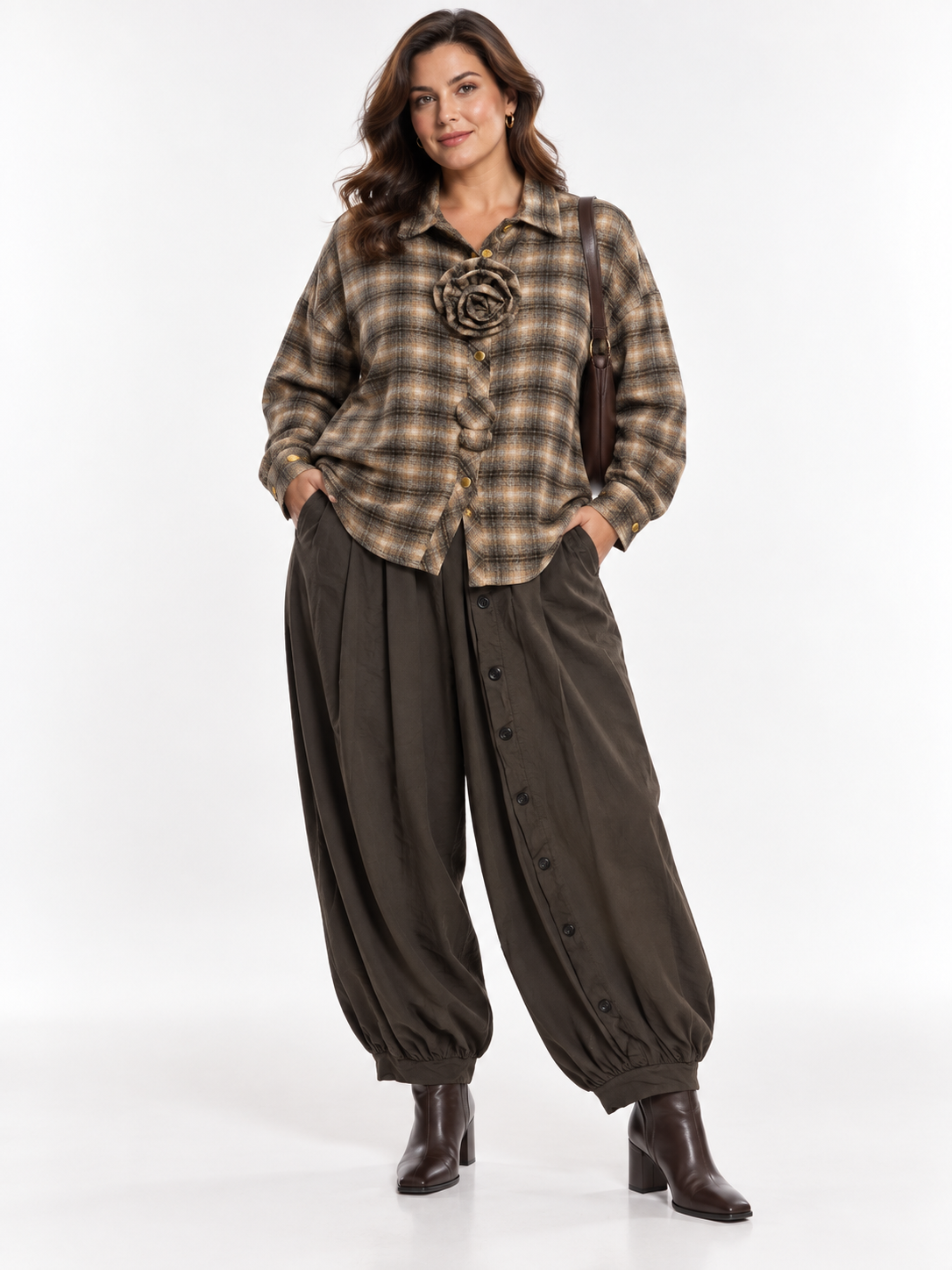 Pantalón Minerva en Chocolate