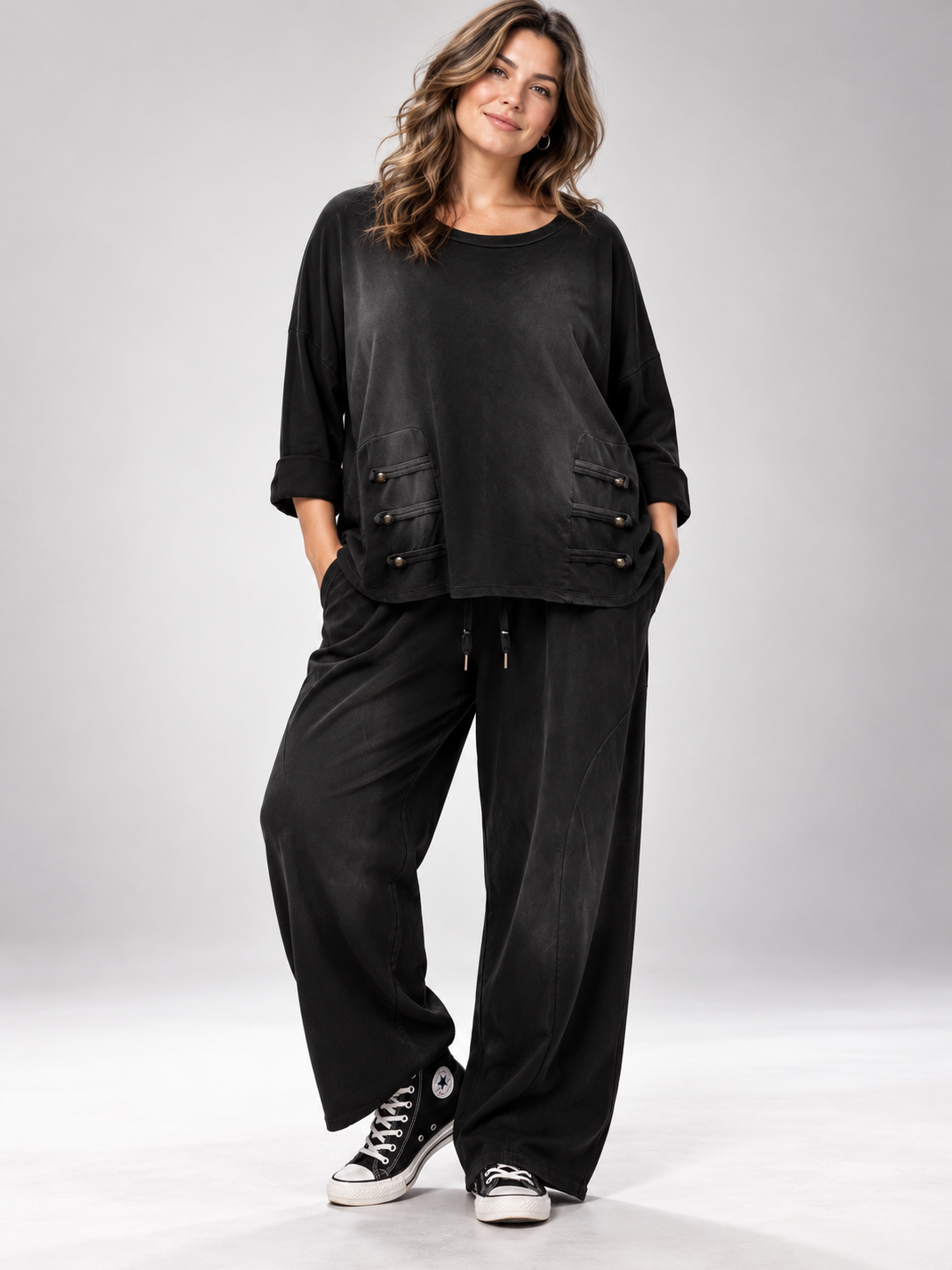 Pantalón Módena en negro