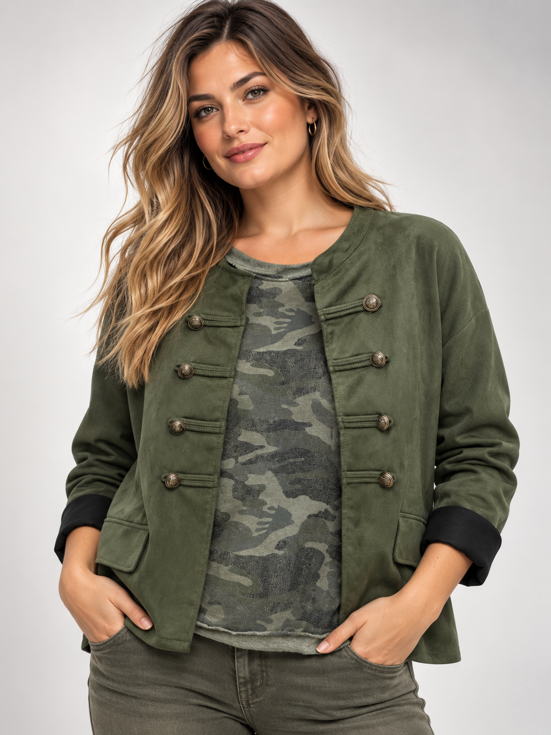 Sudadera Atenea en verde