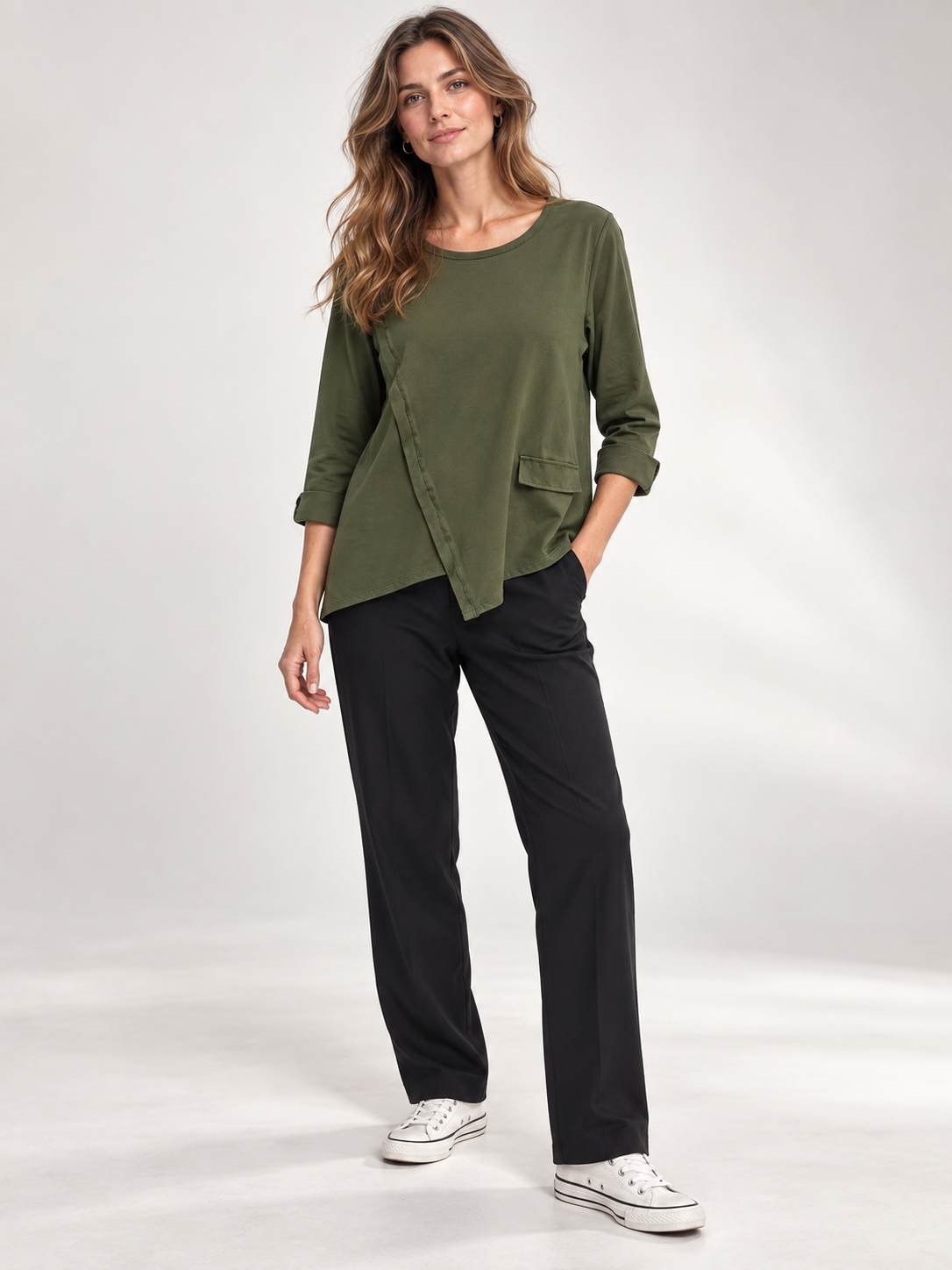 Camiseta Little Roma en Verde