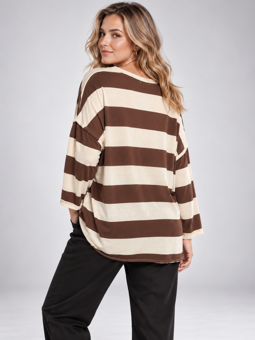 Sudadera Raquel en chocolate