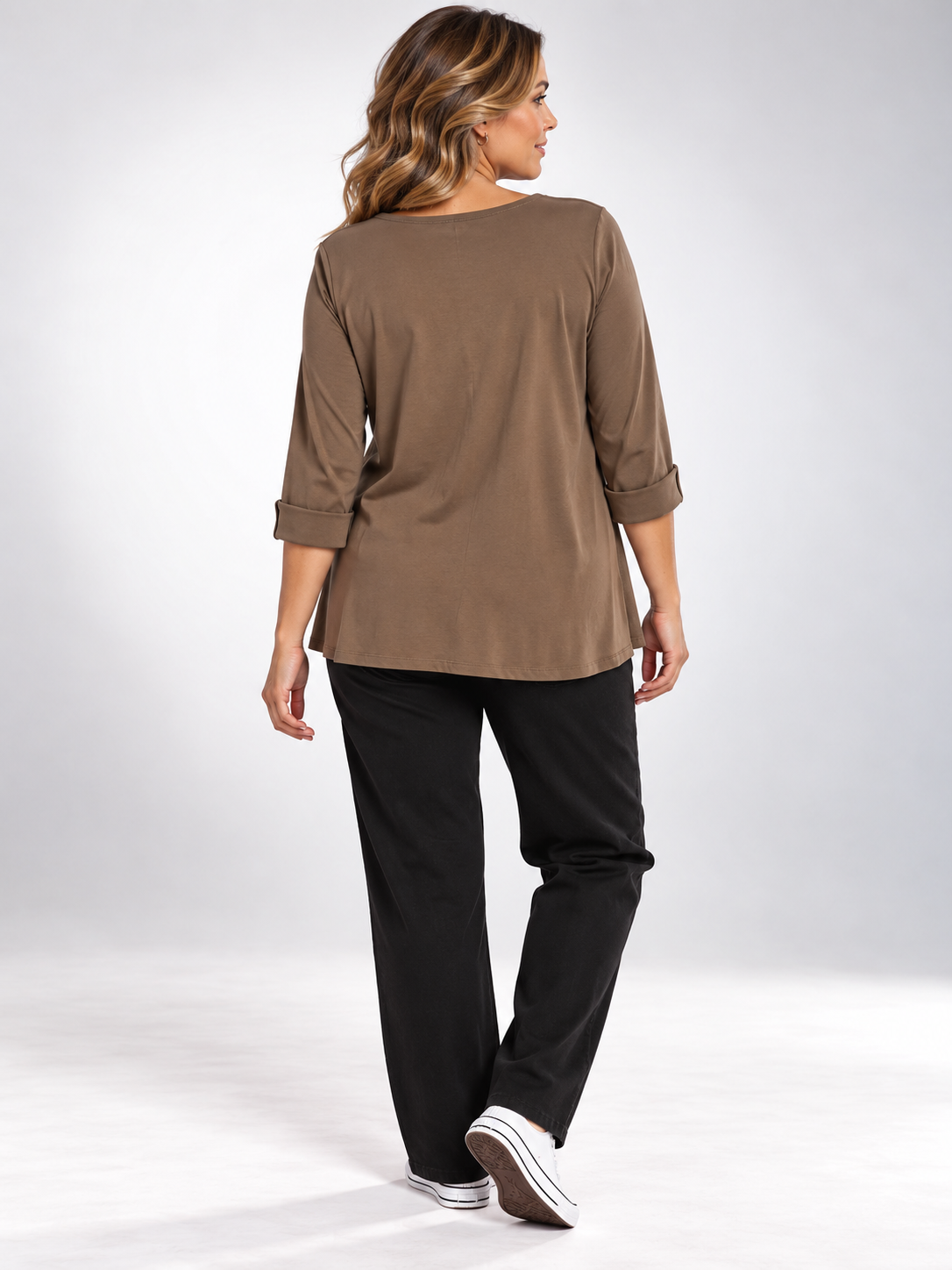Camiseta Little Roma en Taupe