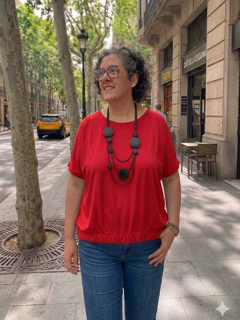 Camiseta Diva en Rojo