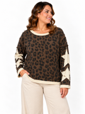 Sudadera Estrella en Chocolate
