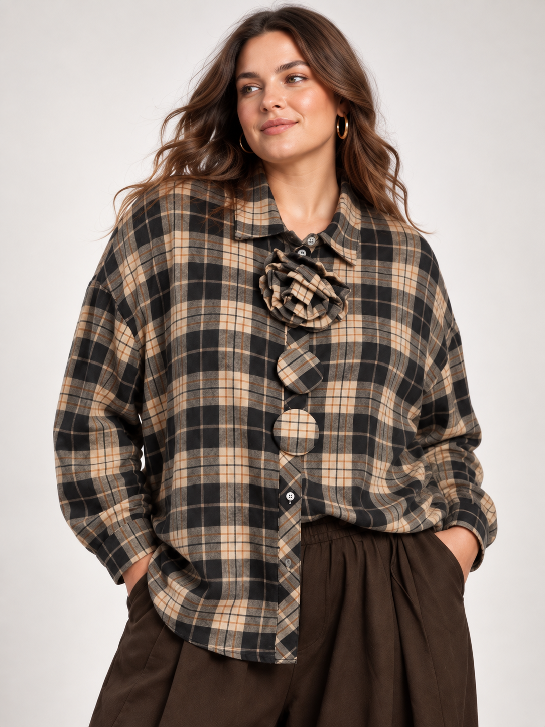 Camisa Minerva en Beis