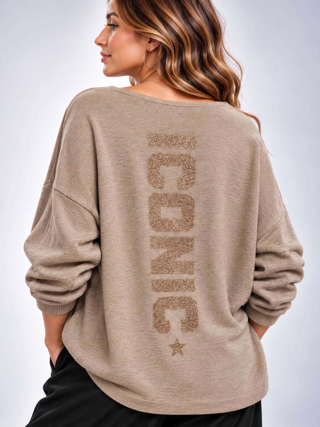 Jersey Icónica en Taupe claro