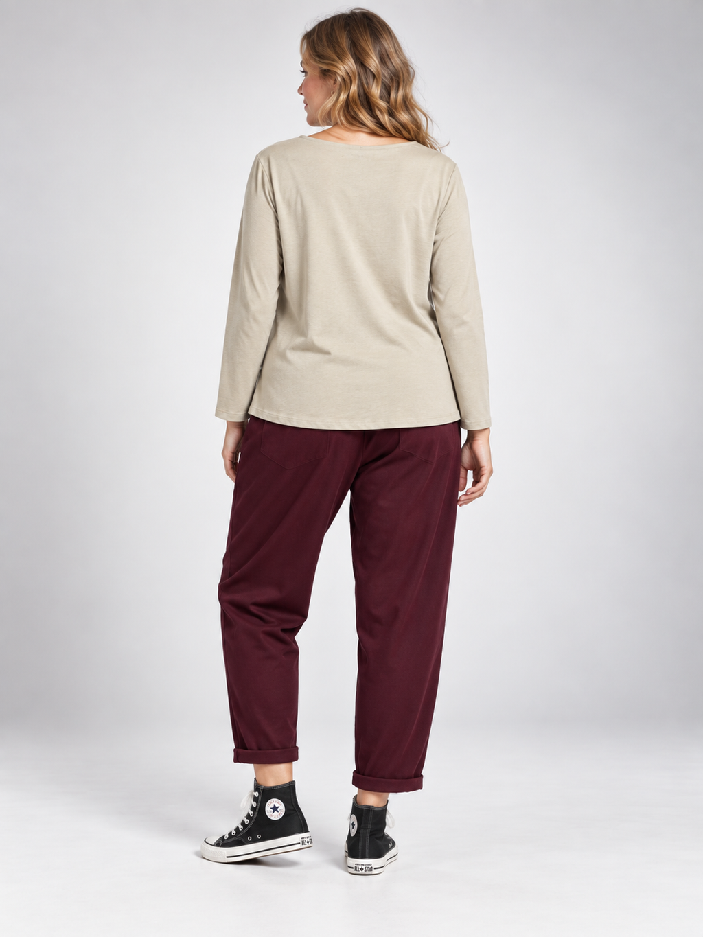 Pantalón Mara en Burdeos