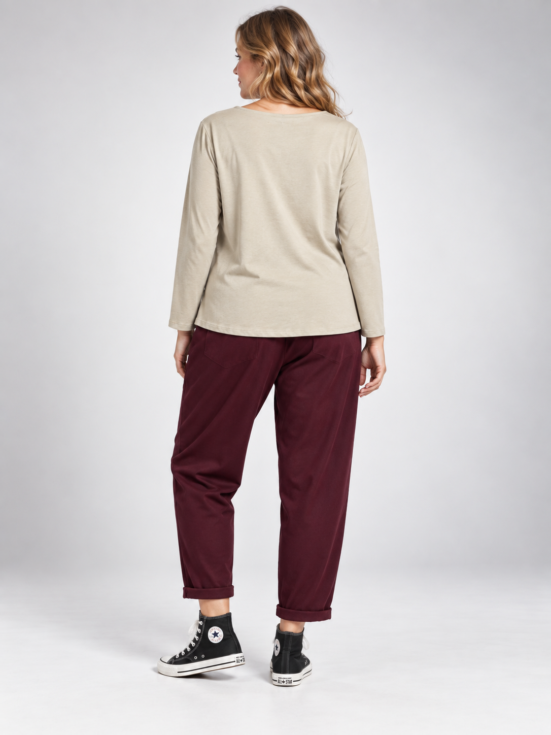Pantalón Mara en Burdeos