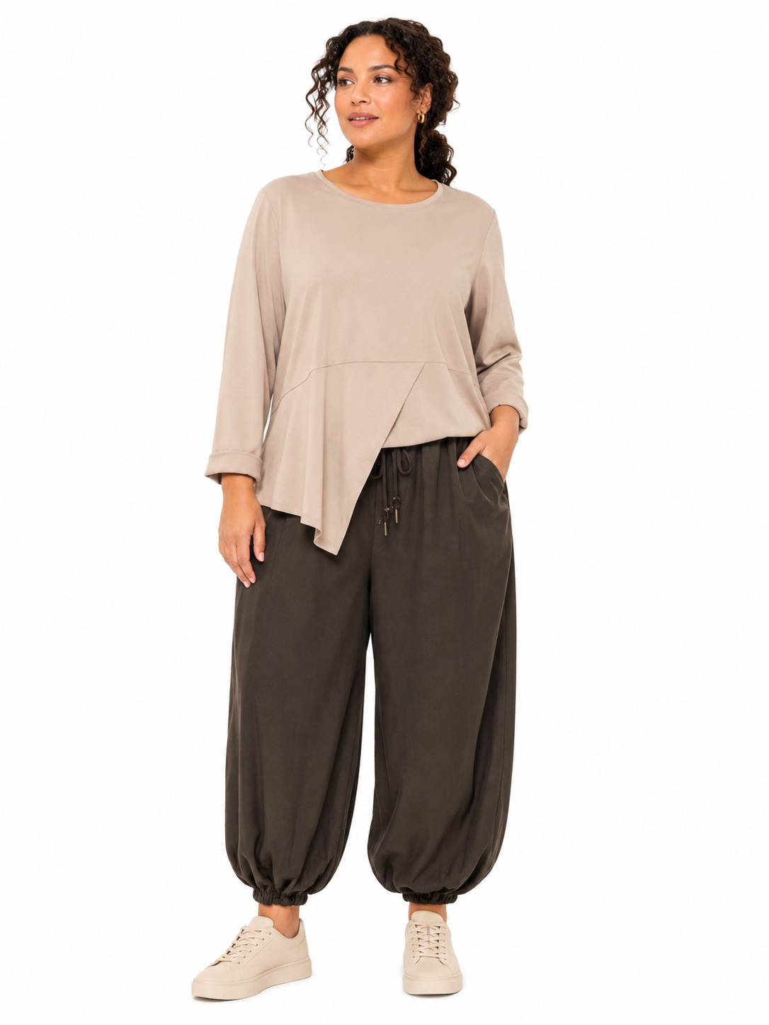 Pantalón Bombacho Persa en Chocolate