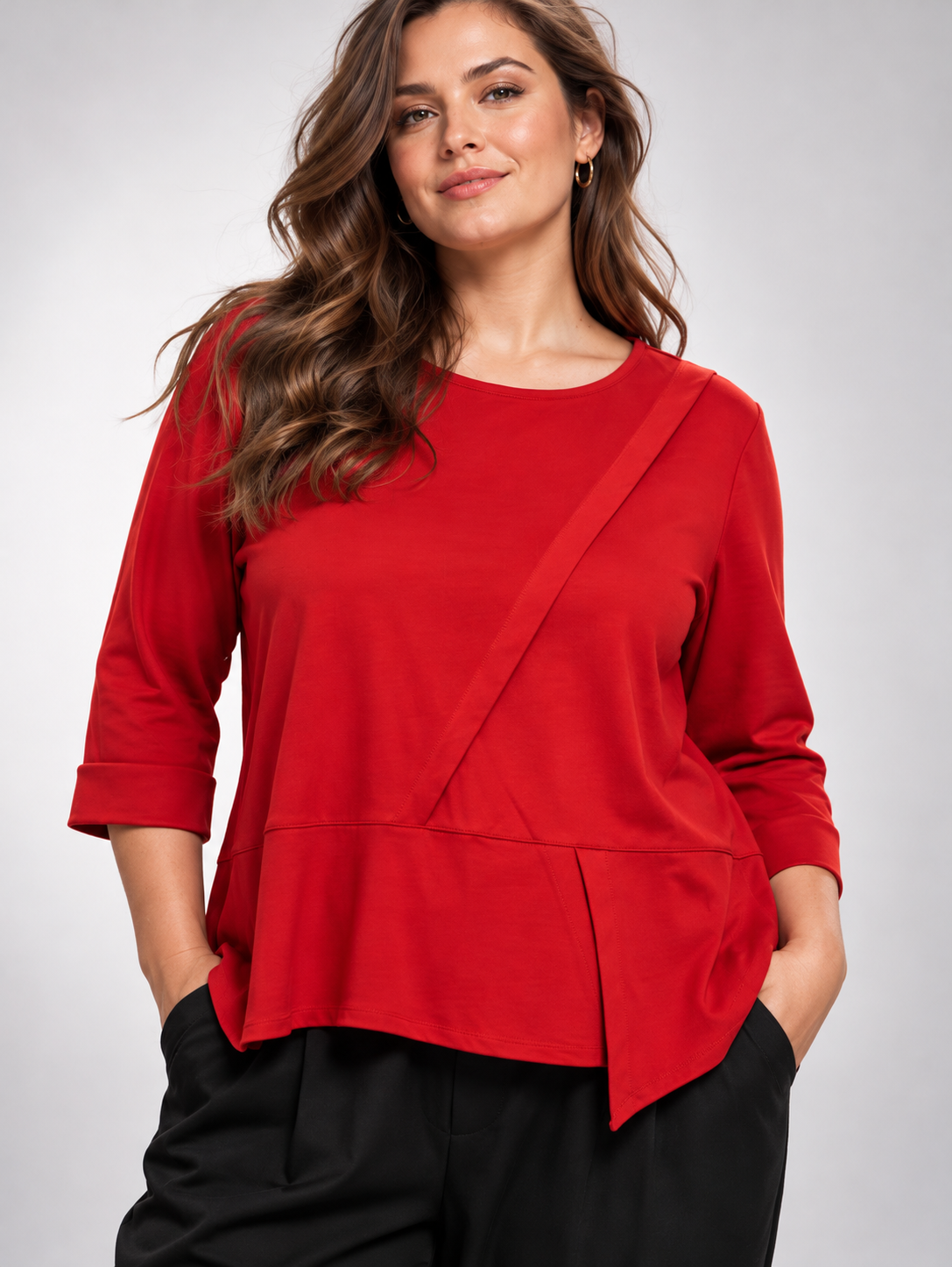 Camiseta Italia en Rojo
