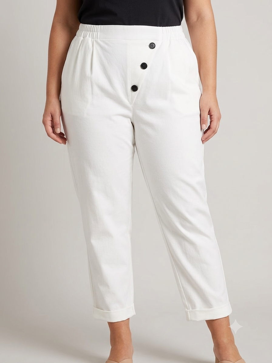 Pantalón Marina en Blanco