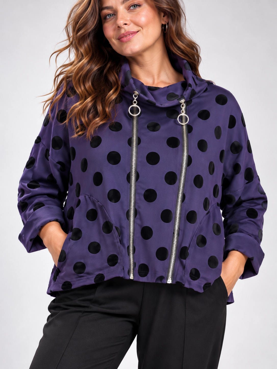 Chaqueta Lila