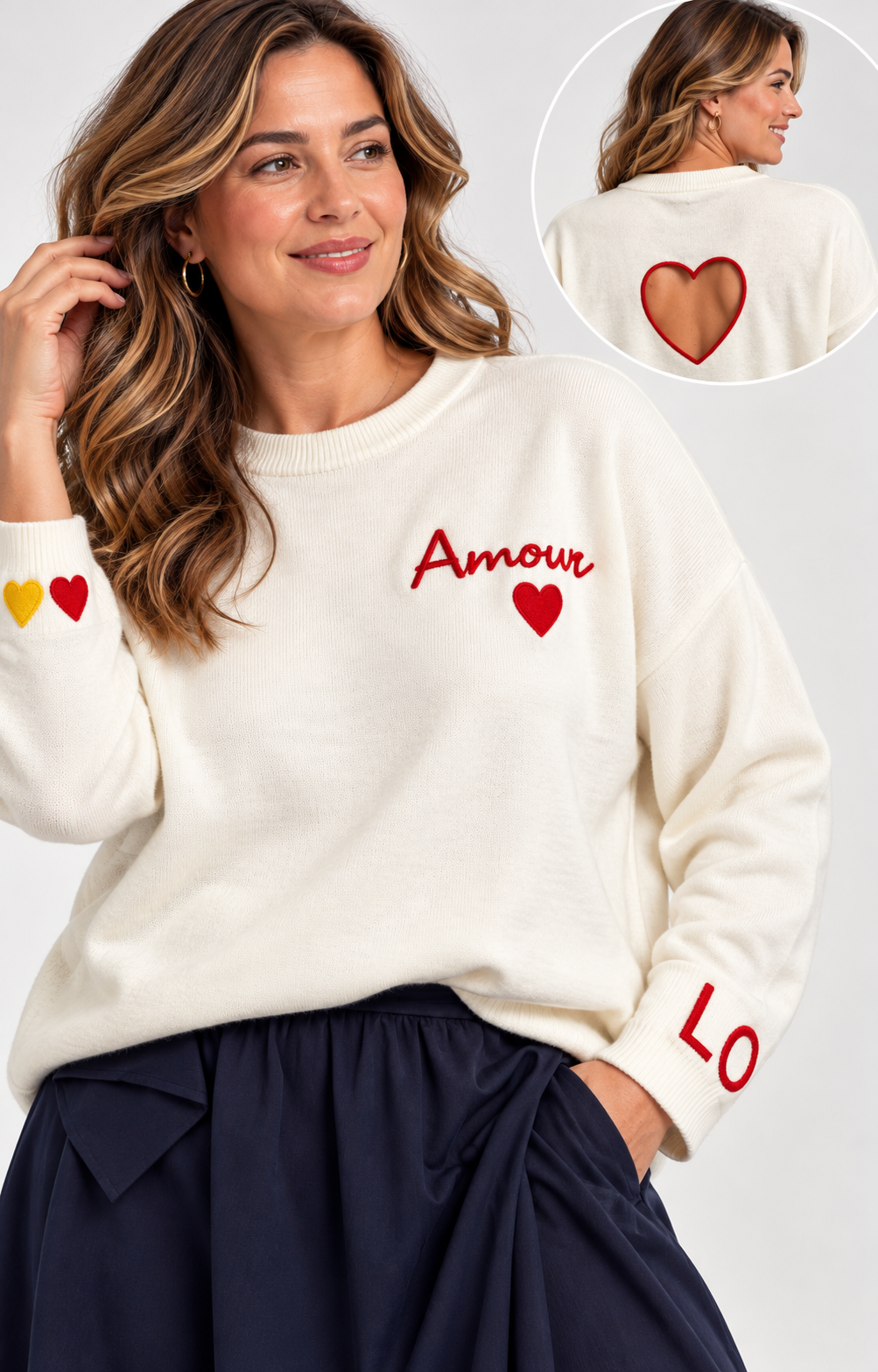 Jersey Amor en Blanco