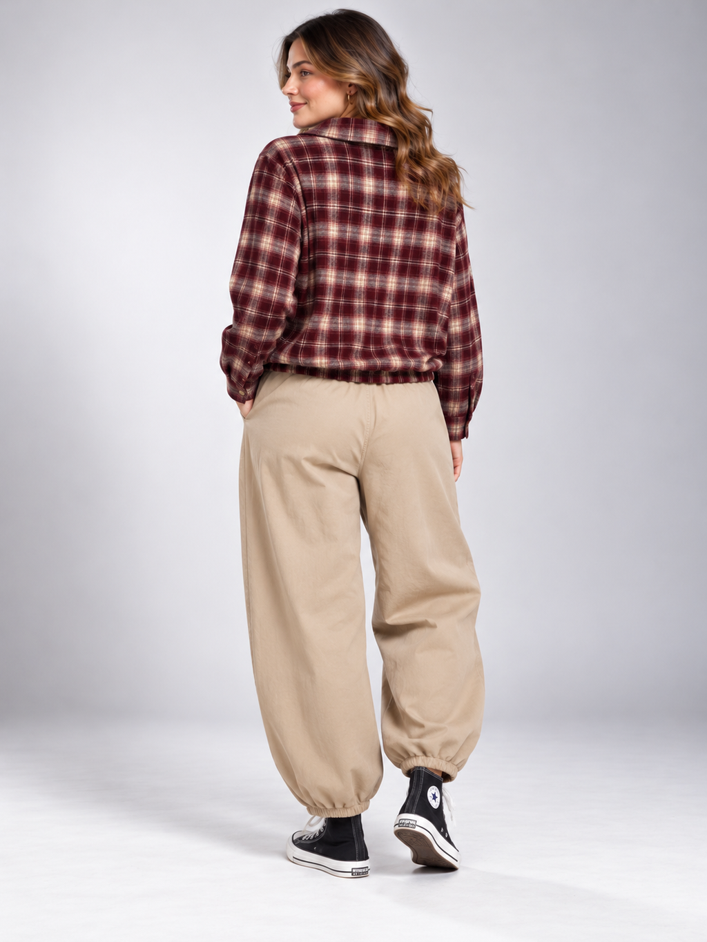 Camisa Leo en Burdeos