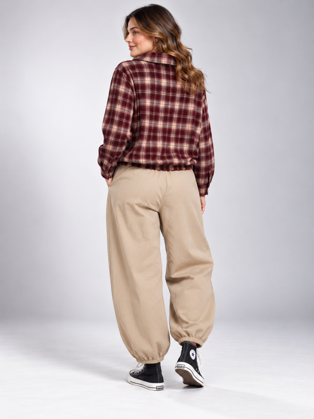 Camisa Leo en Burdeos