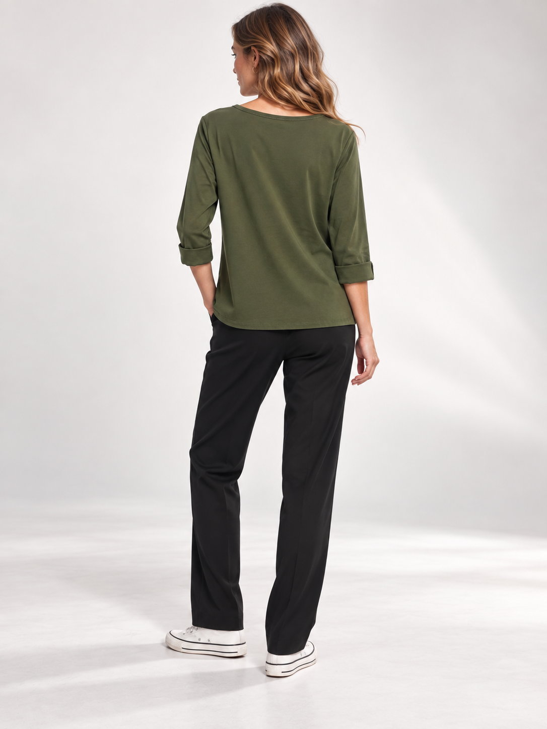 Camiseta Little Roma en Verde