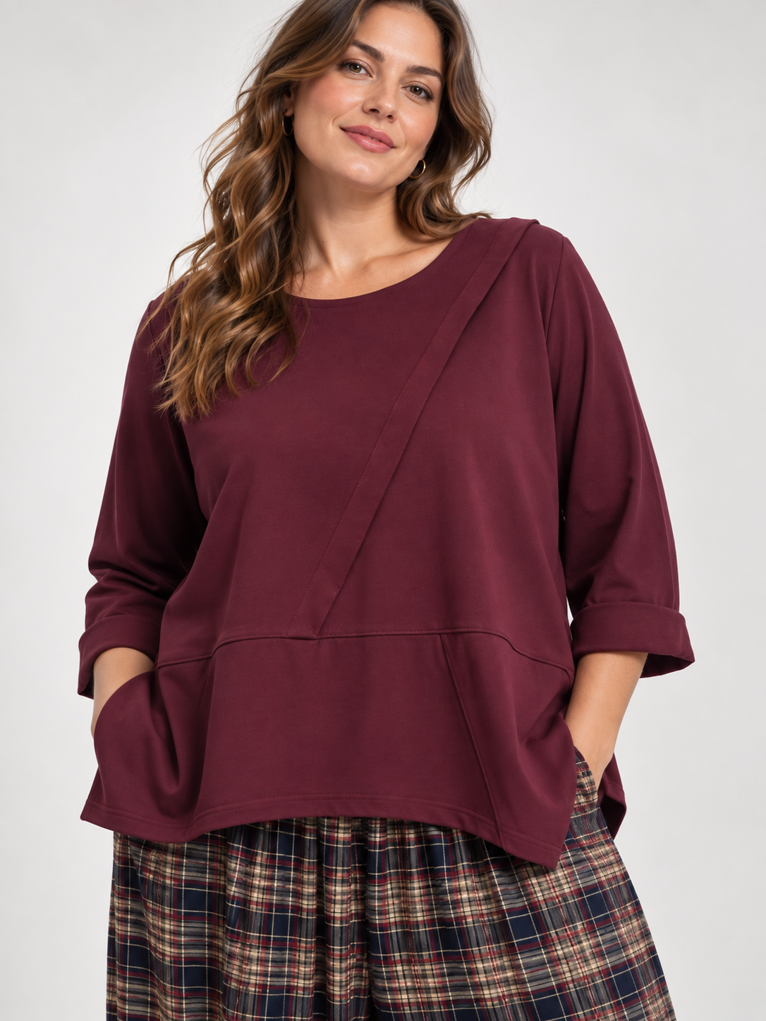 Camiseta Burdeos