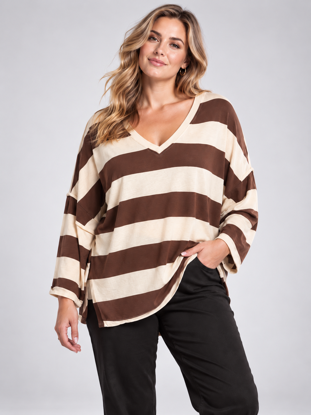 Sudadera Raquel en chocolate