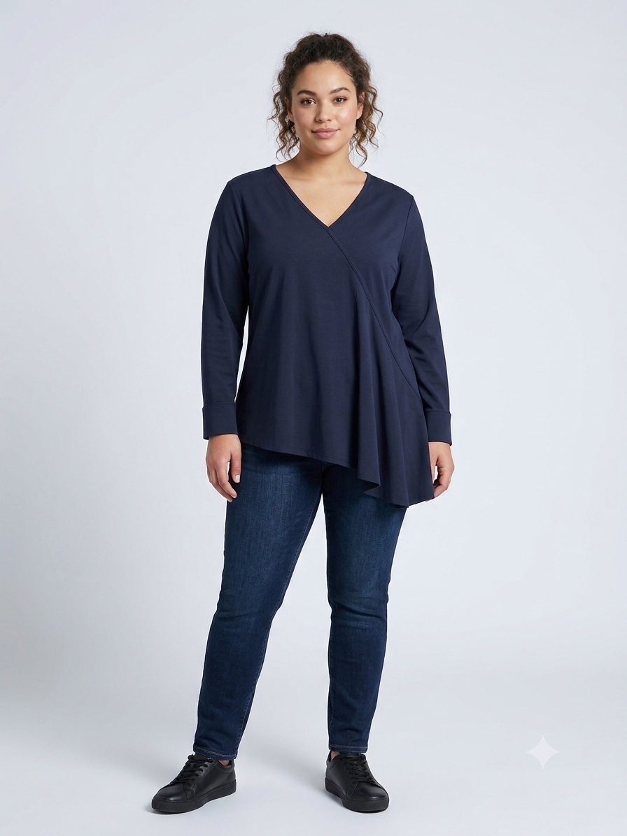 Camiseta Rubí en Azul Marino