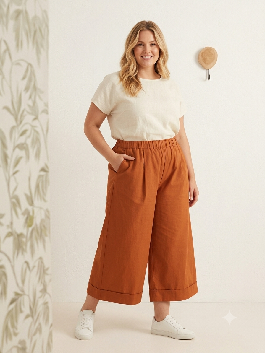 Pantalón Alba naranja