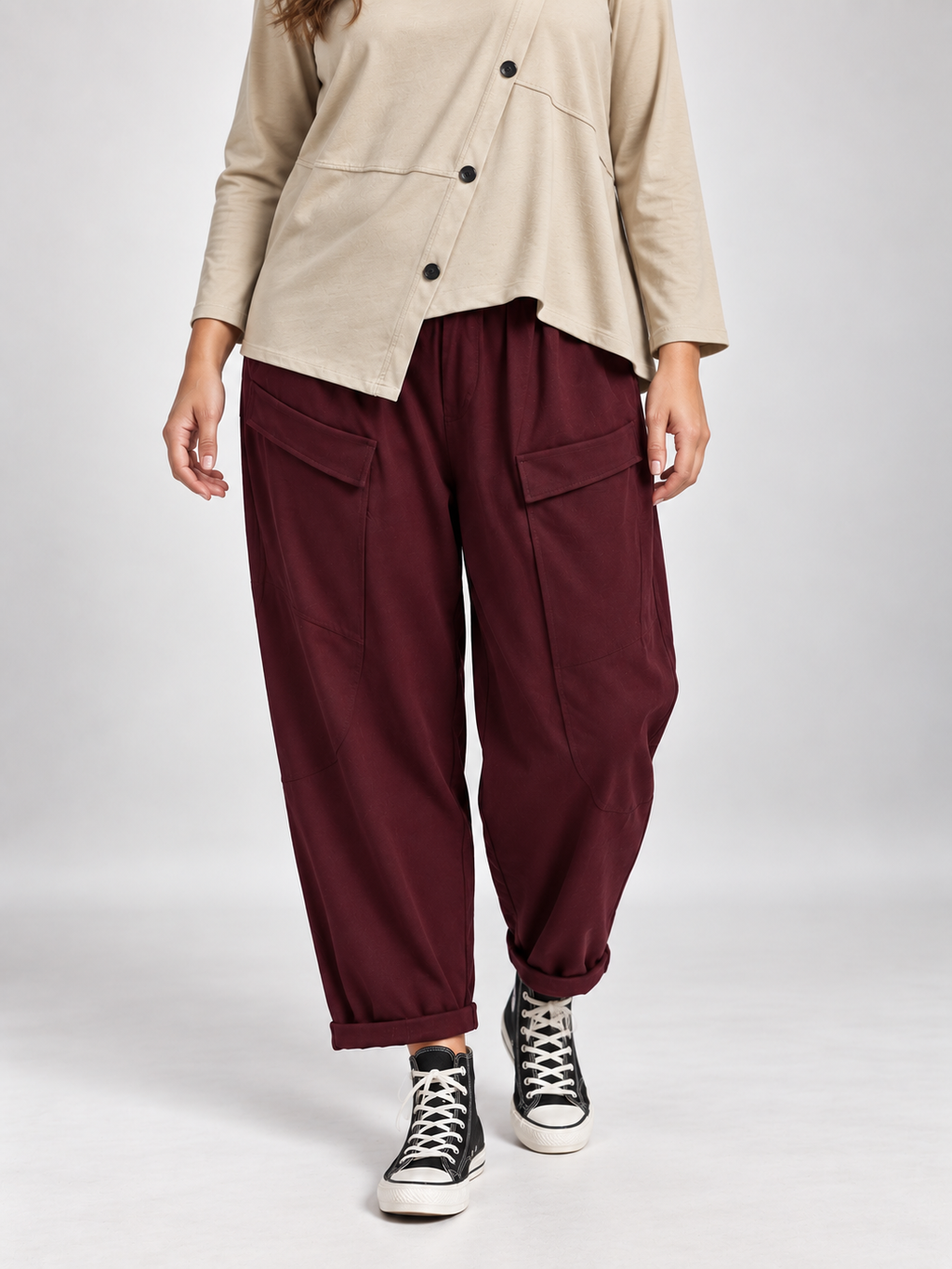 Pantalón Mara en Burdeos