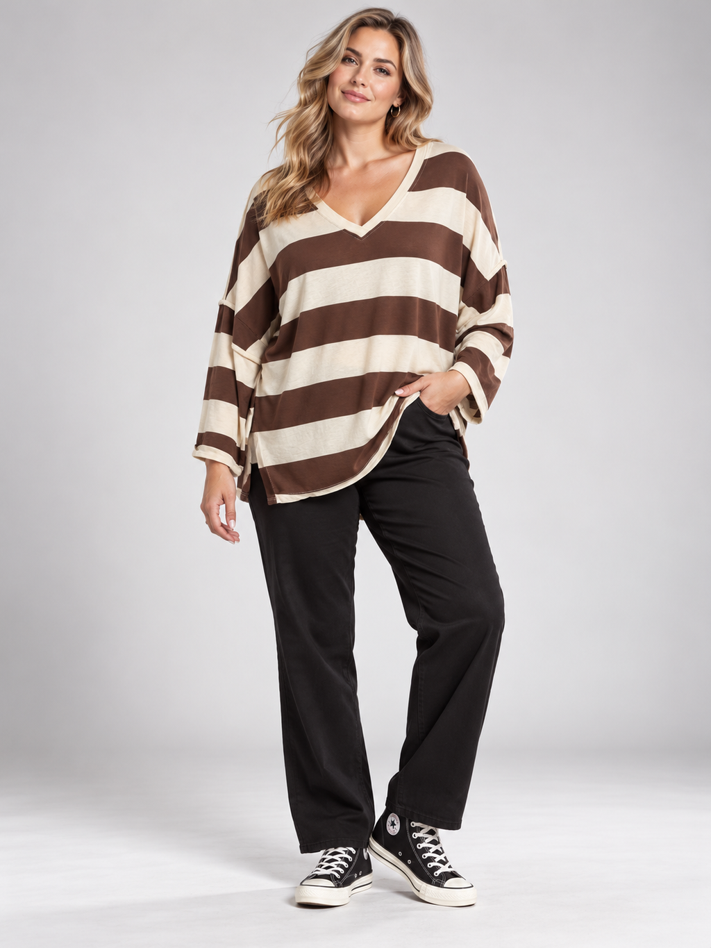 Sudadera Raquel en chocolate
