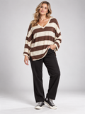 Sudadera Raquel en chocolate