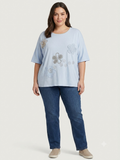 Camiseta Conchi en azul