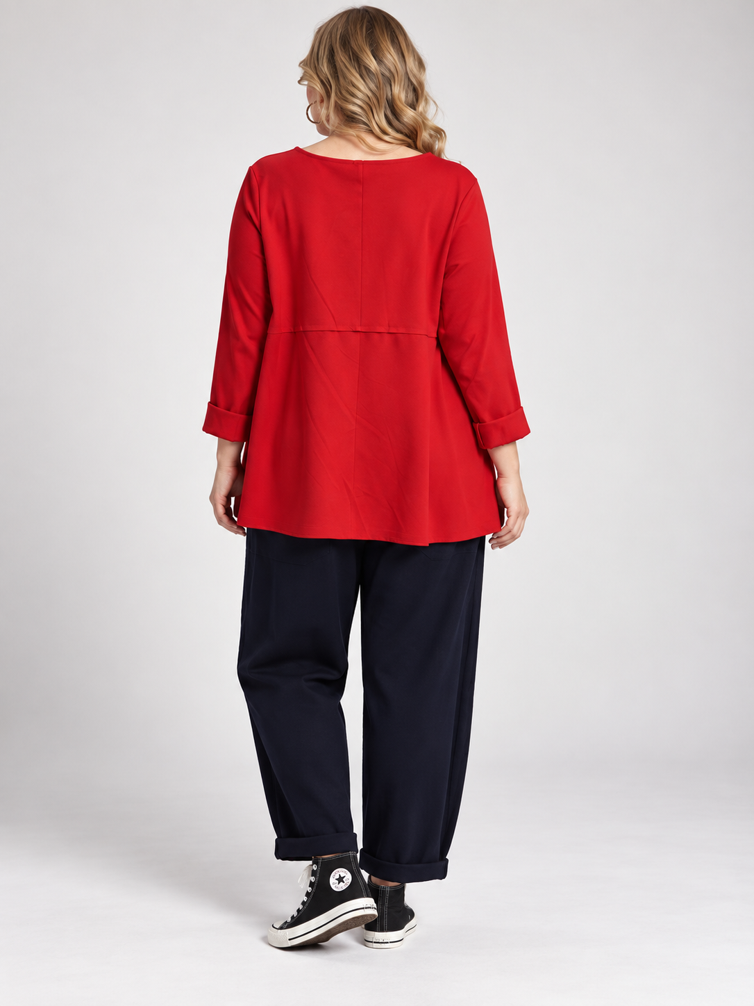 Pantalón Mara en azul ( curvy)