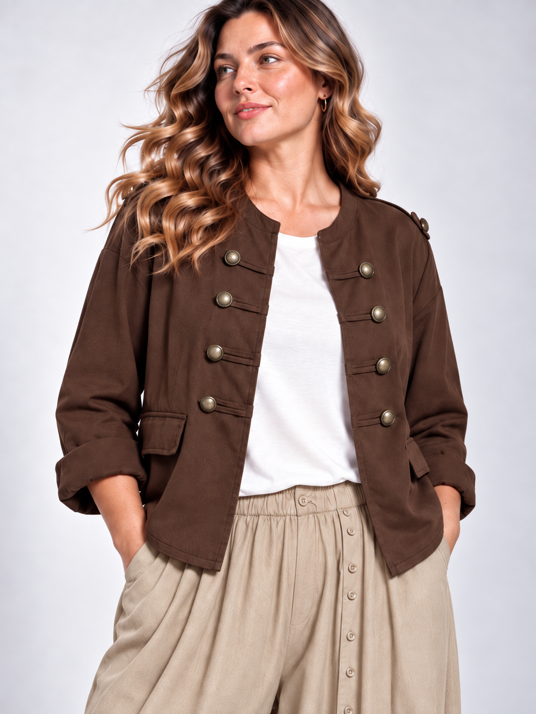 Chaqueta Josefina en Chocolate