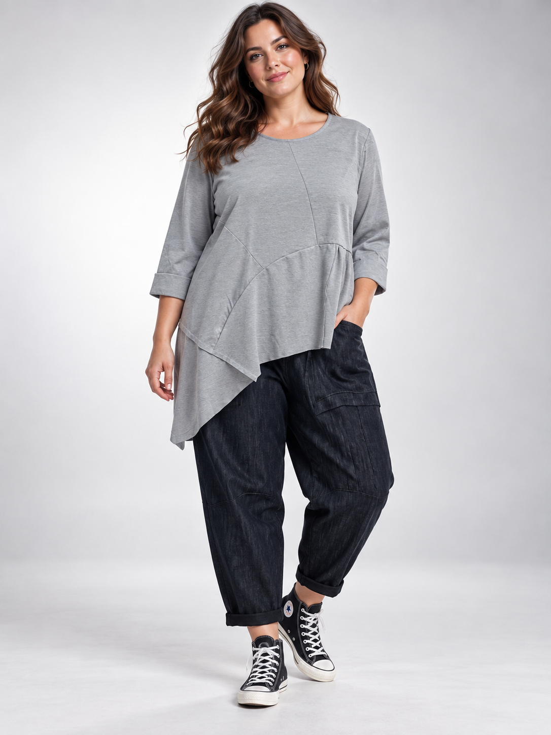 Pantalón Burdeos en Azul