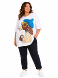 Camiseta Dog Lovers en Blanco