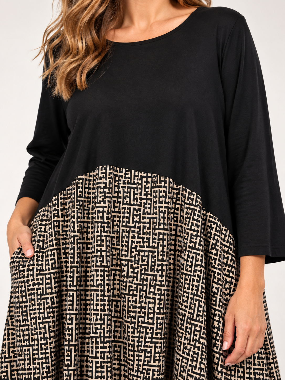 Vestido Galicia en Negro