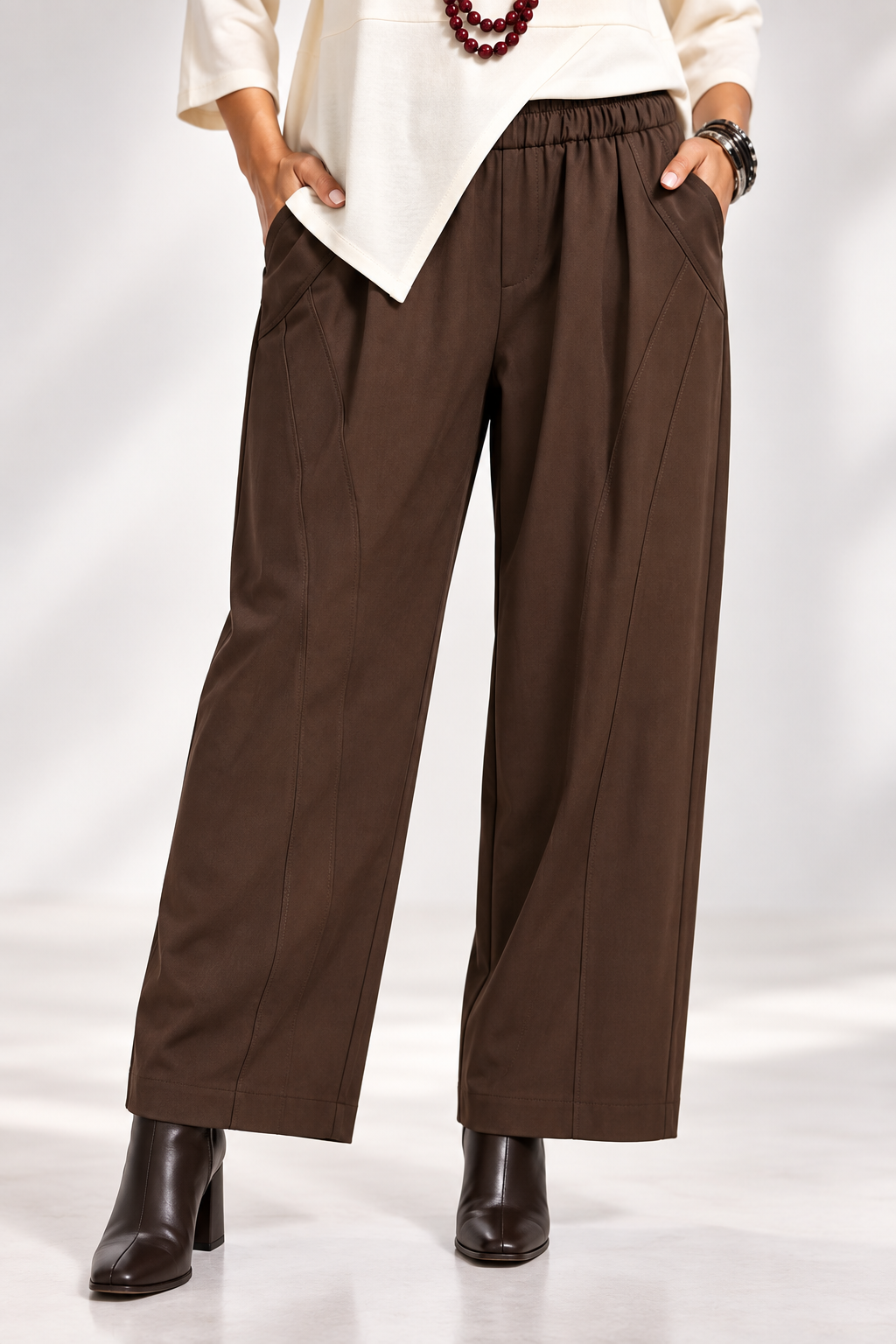 Pantalón Chocolate Marilu (Talla única)