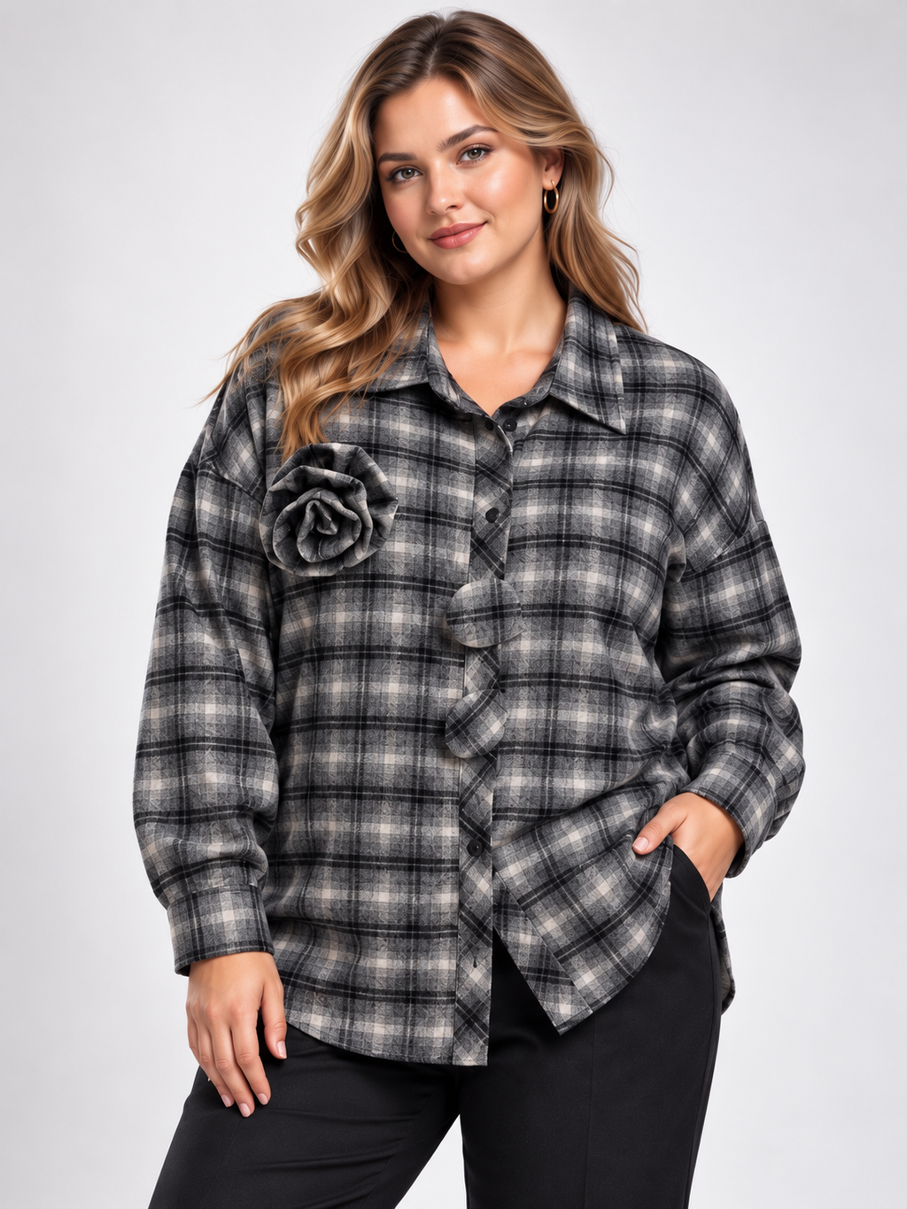 Camisa Minerva en Gris