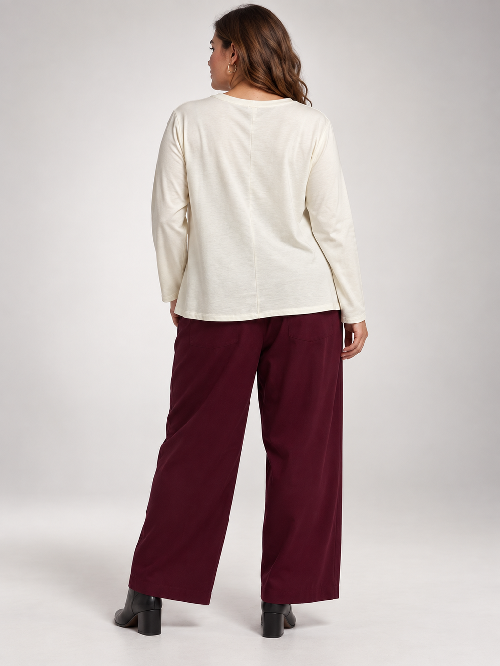 Pantalón Burdeos Marilu (Talla Única)