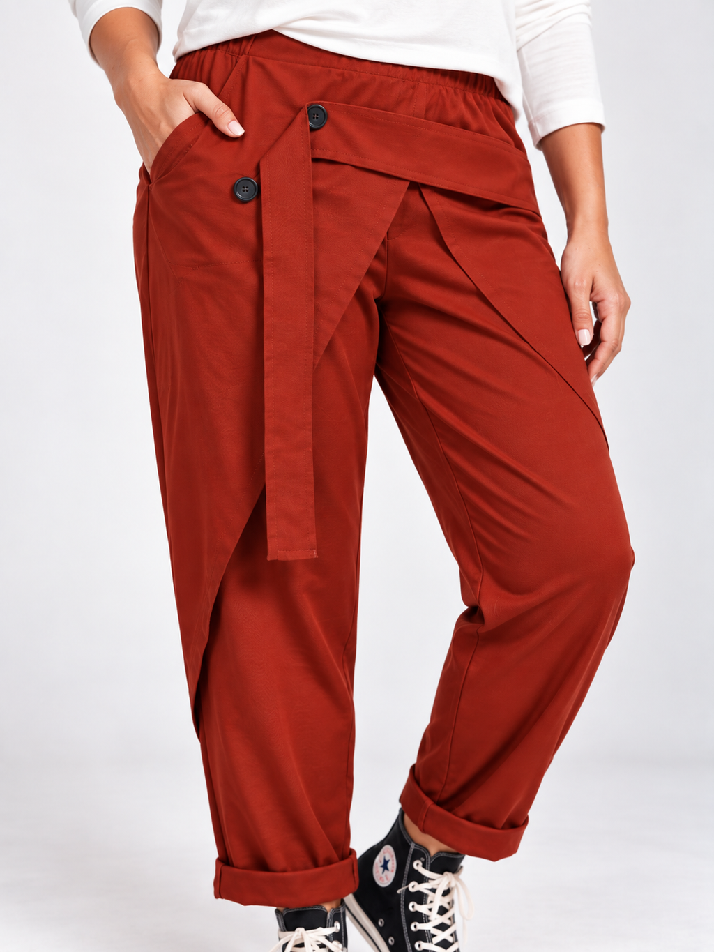 Pantalón Montse en Teja