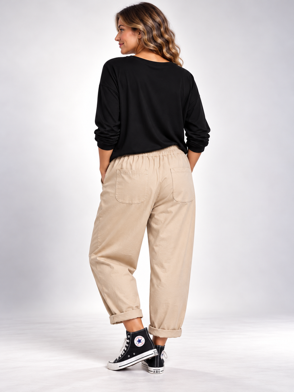 Pantalón Cami en Beis