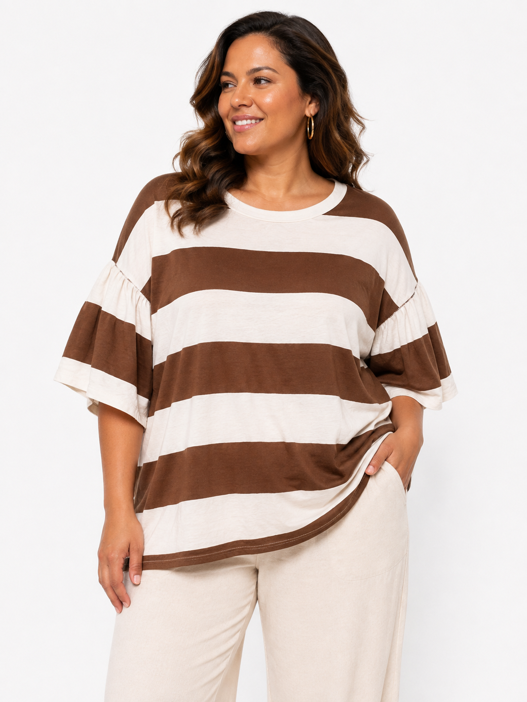 Camiseta Leire Chocolate