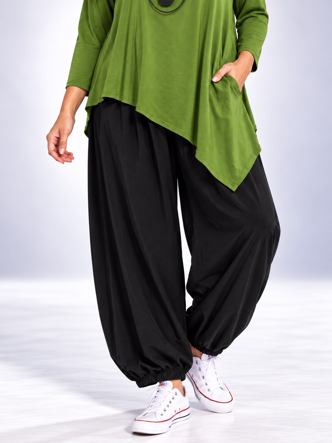 Pantalón Bombacho Persa en Negro
