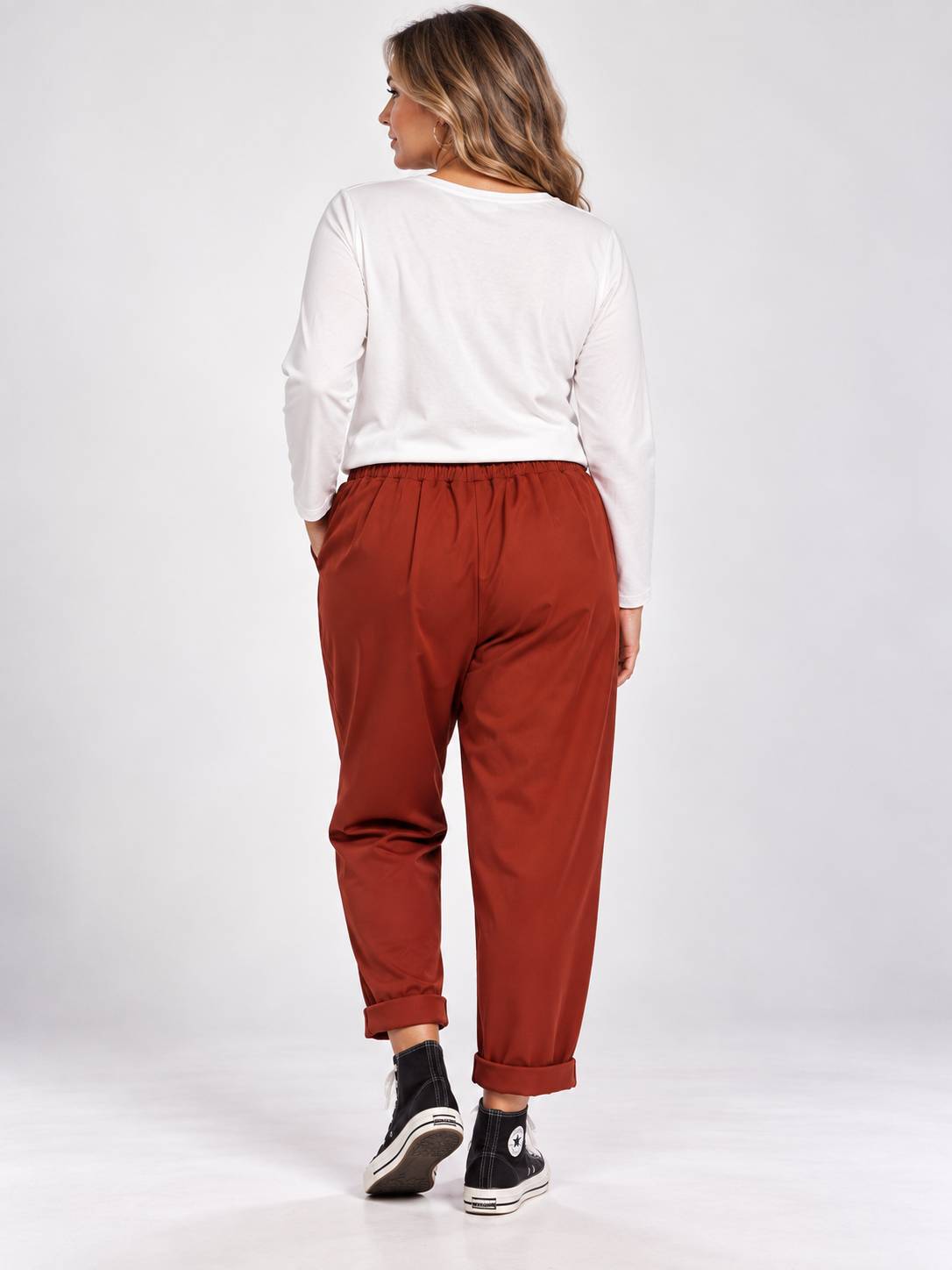 Pantalón Montse en Teja