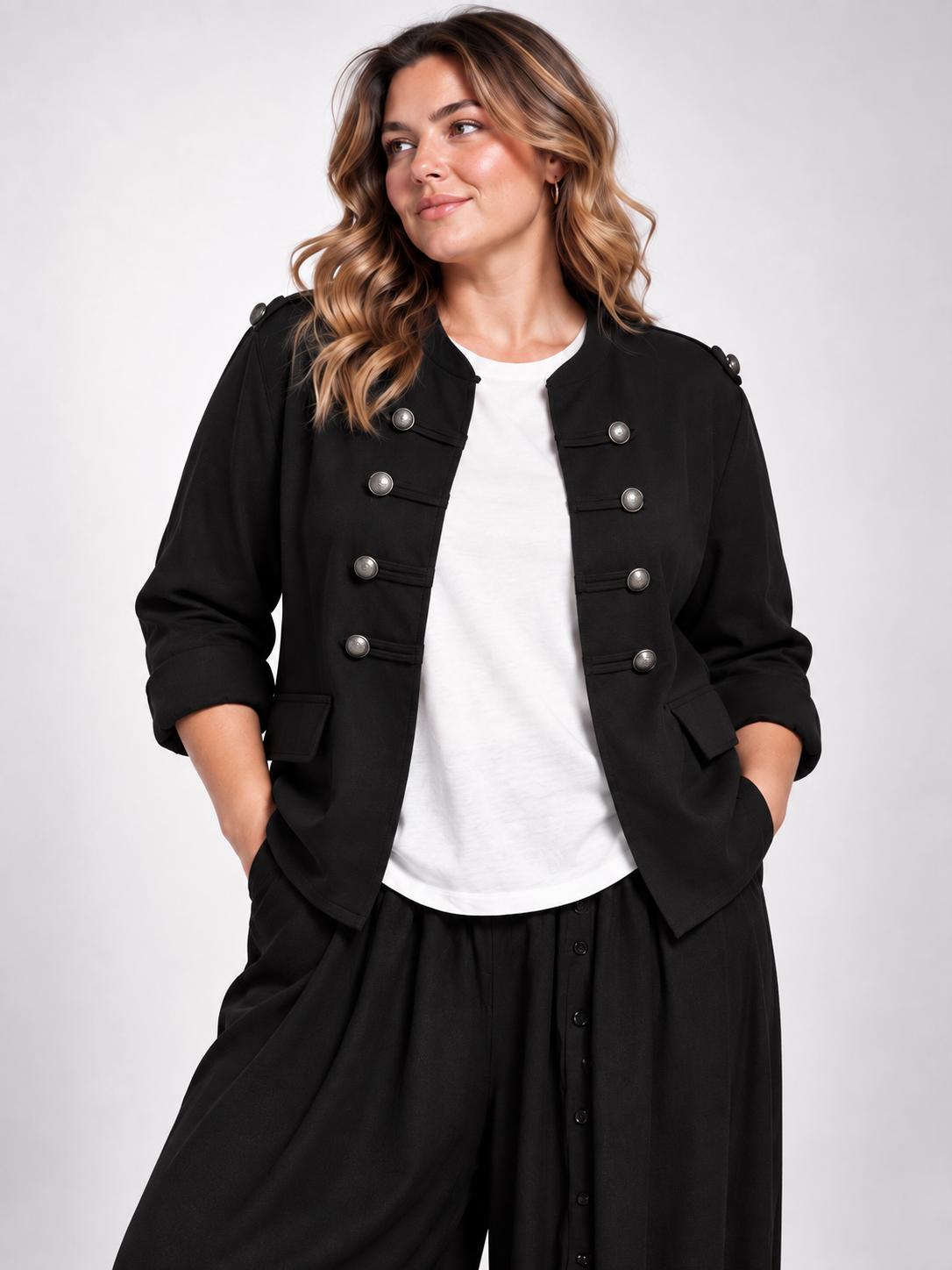 Chaqueta Josefina en Negro