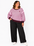Sudadera Corazón en Fucsia