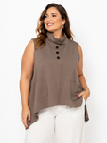 Chaleco Taupe Pilar