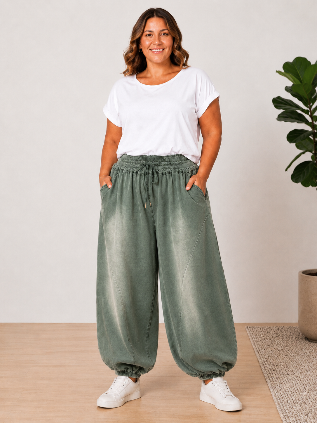 Pantalón Módena en Verde